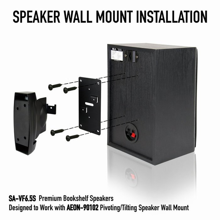 6.5" Premium Bookshelf Speakers by Sound Appeal N2
