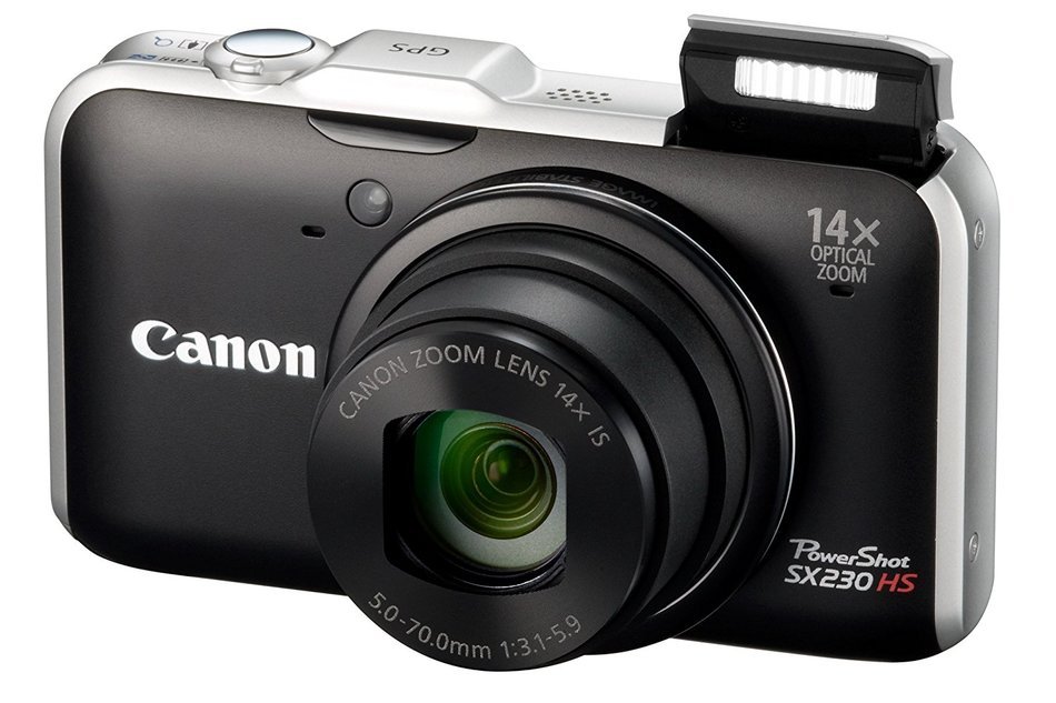 Canon Digital Camera PowerShot SX230 HS Black PSSX230HS (BK) N2