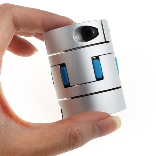 RioRandCNC 19x22mm Motor Shaft Coupler 19mm to 22mm Flexible Couplings OD 40x55mm N5