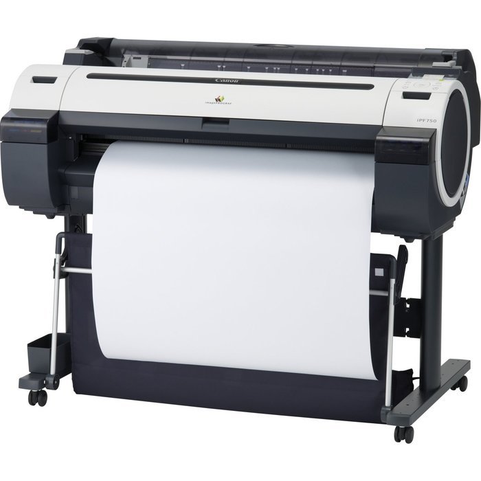 CANON USA INC IPF750 - INKJET PRINTER - COLOR - INK-JET - : A1 (23.4 IN X 33.1 IN) A0 (33.1 I