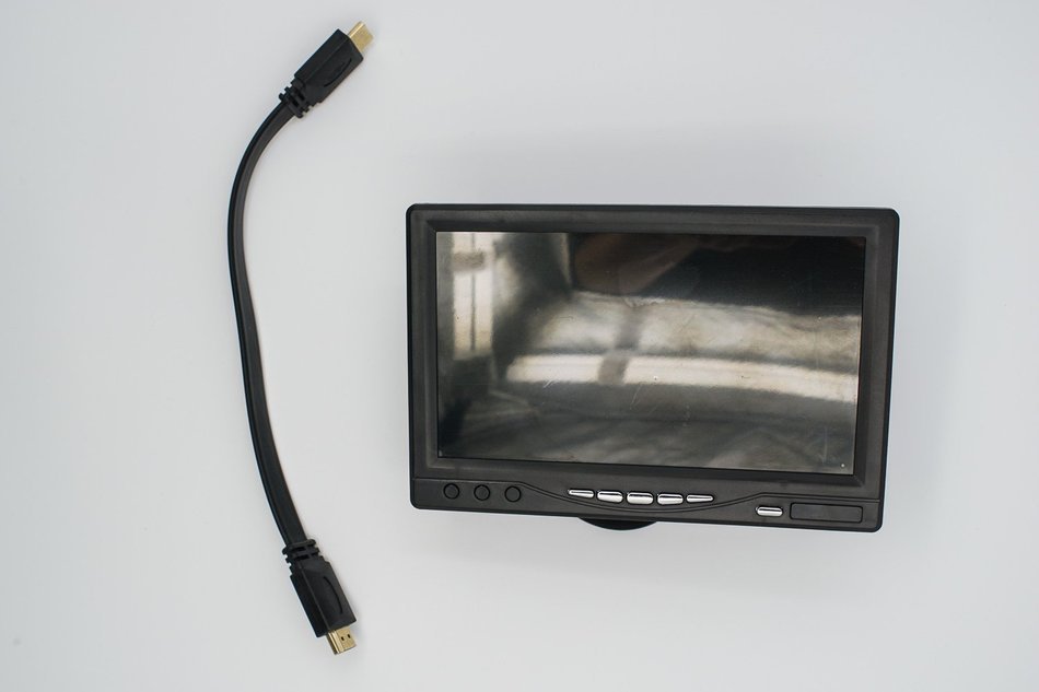 INFORMIC 7" inch 800x480 monitor for Raspberry Pi 2 / 3, banana pi, pcduino + hdmi cable N5