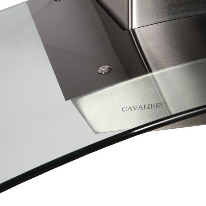 CAVALIERE 36" Island Mounted Stainless Steel / Glass Kitchen Range Hood 900 CFM SV218D-I36 N3