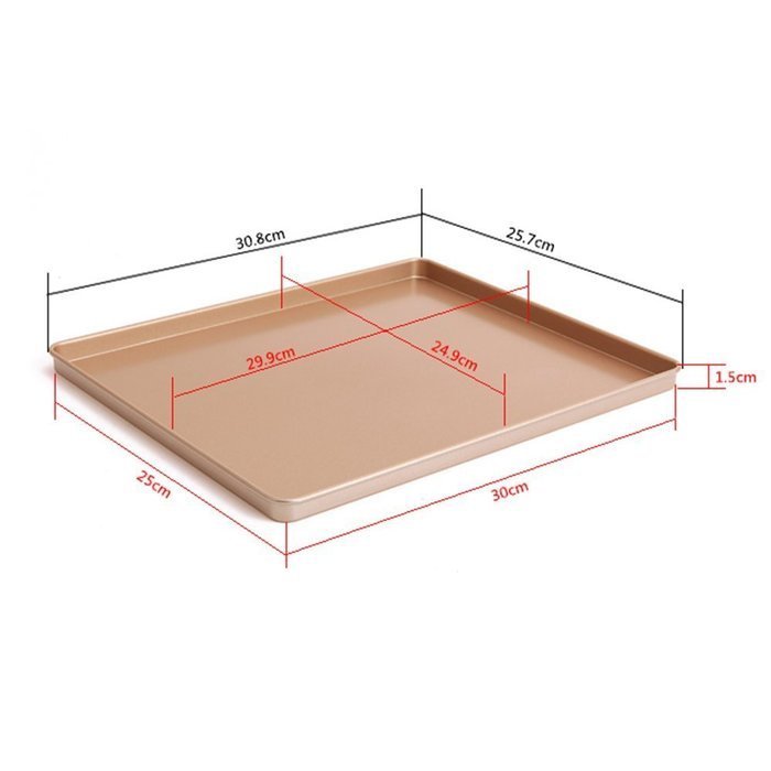 MyLifeUNIT Nonstick Rectangular Cake Pan, 10" x 12" N2