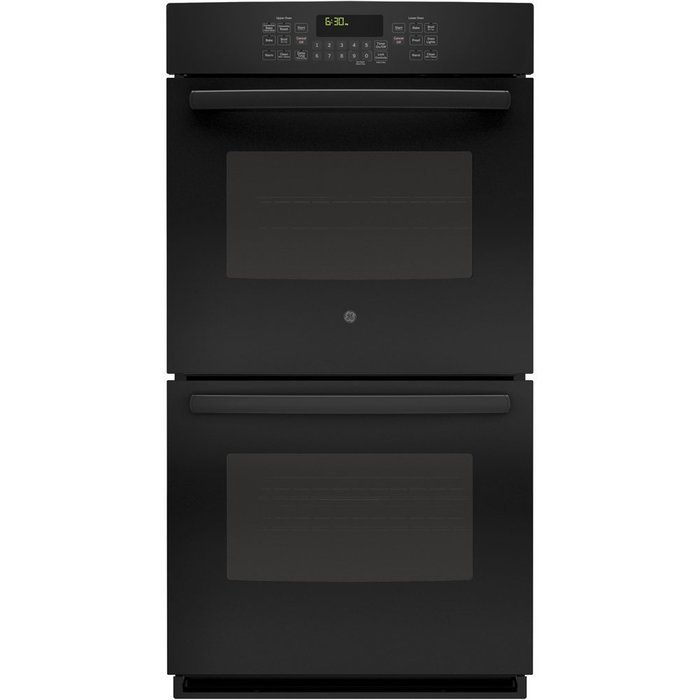 GE JK5500DFBB 27" Black Electric Double Wall Oven - Convection
