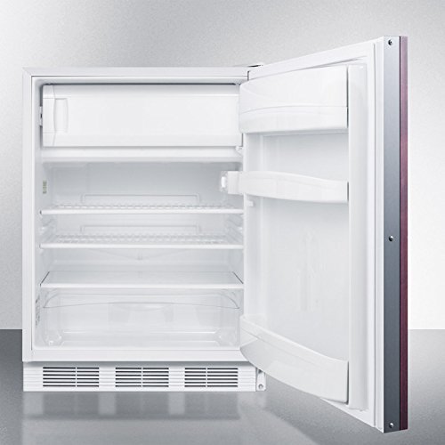 Summit BI540IF 24" Compact Built-in Refrigerator with 5.1 Cu. Ft. Capacity Dual Evaporator Cooling Cycle Defrost... N4