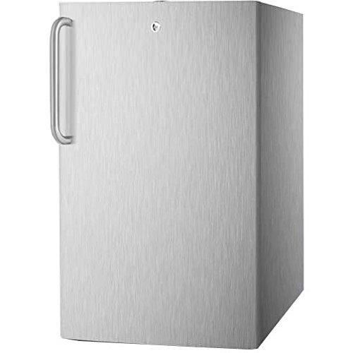 Summit FS408BLCSS: 20" wide built-in undercounter all-freezer, -20(degree) C capable with a lock and complete... N5