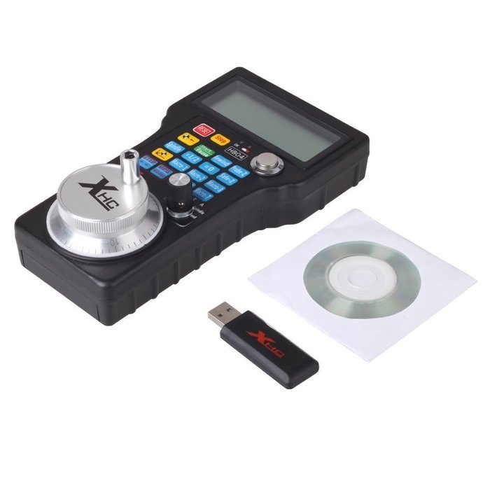 RioRand CNC 3 Axis USB Handwheel Pulse Generator MPG Pendant for Mach 3 Router (Handwheel-lhb04) N2