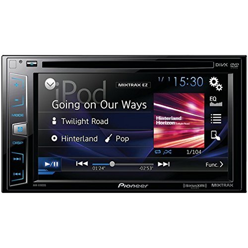 PIONEER AVH-X1800S 6.2" Double-DIN In-Dash DVD Receiver with Siri(R) Eyes Free, SiriusXM(R...