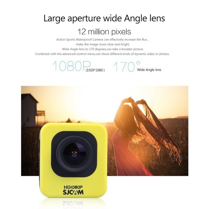 SJCAM Original 12mp 1080p 1.5 Inch LCD Display 170&deg;a+ Hd Wide-angle 4x Zoom Mini Size Portable Micro USB 2.0/hdmi... N18