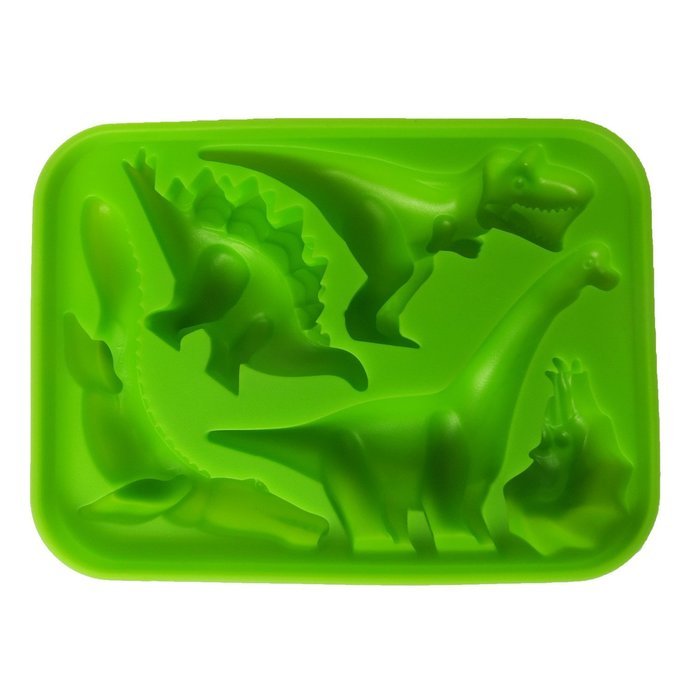 Win&Co Dinosaur Ice Trays/Chocolate Molds Set of 2 and 100% food grade pure silicone. Make chocolate dinosaurs... N3