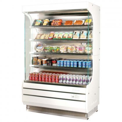 Turbo Air TOM40SF 39" Full Size Display Merchandiser with Efficient Refrigeration System Stainless Steel Front...