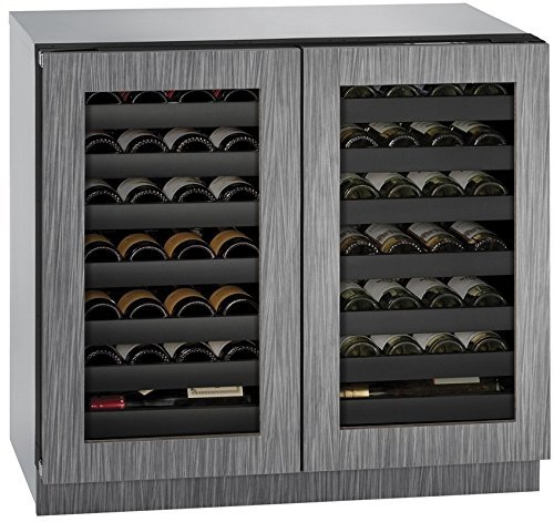 U-Line U3036WCWCINT00A Built-In Wine Storage, 36", Stainless Steel