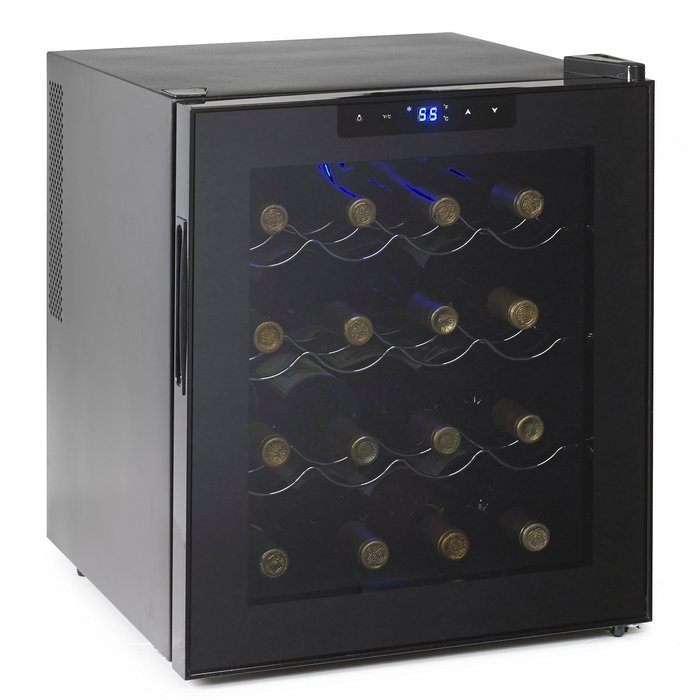 Wine Enthusiast 272 03 17 16 Bottle Touchscreen Wine Cooler, Black