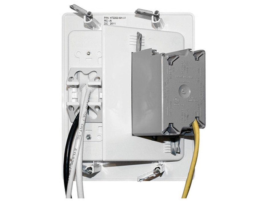 Legrand HT2202WHV1 WM InWall TV Power Kit N5