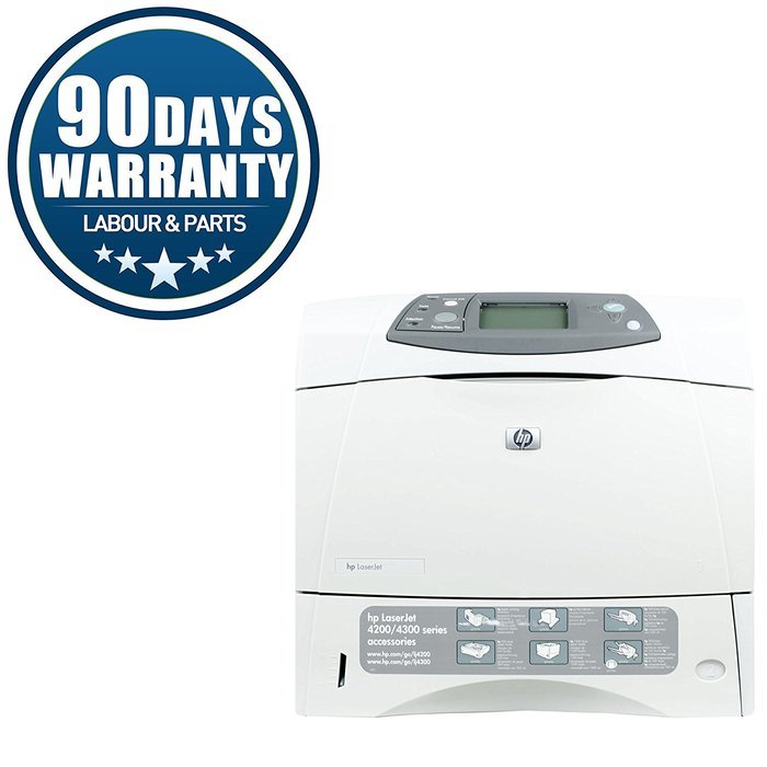 HP LaserJet 4300DN,90 Days Warranty(Certified Refurb) N4