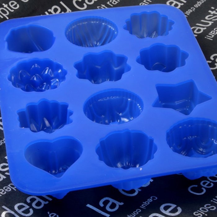 Chawoorim Flowers Silicone CandyMaking Molds - Cake Bread Chocolate Jelly Candy Baking Mould Craft Mold N3