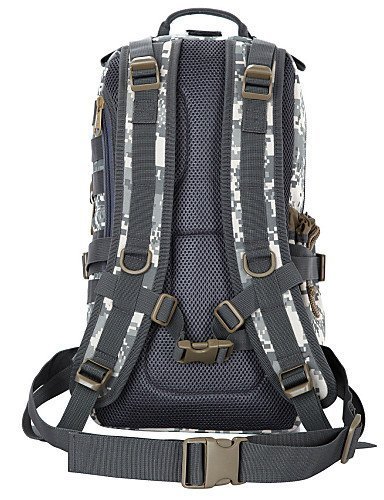 SB@Outdoor Military Tactical Assault Backpack Molle System 3 day Survival Bag SWAT Carry Rucksack , white+gray N4
