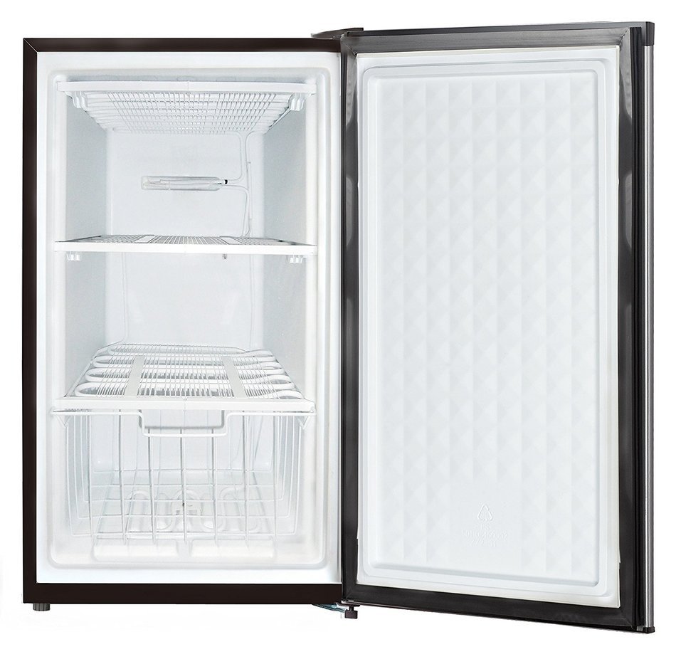 Midea Whs 109fw1 Compact Single Reversible Door Upright Freezer 30