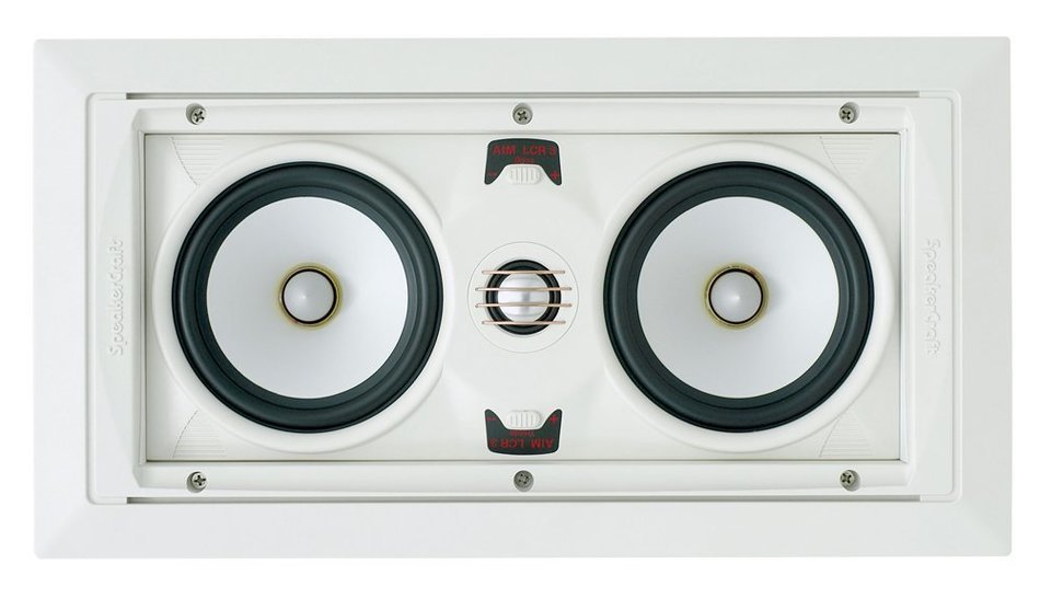 SpeakerCraft AIM LCR 3 In-Wall Speaker - Each (White)