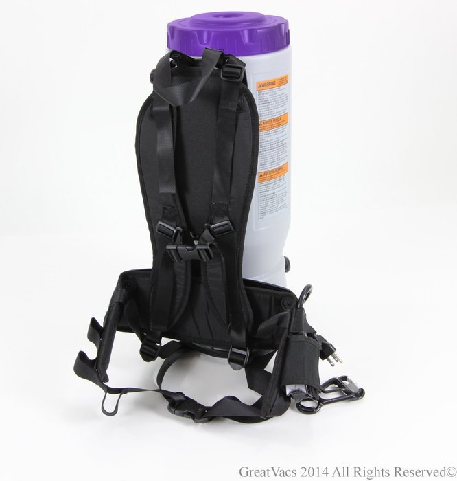 Fully Loaded Proteam Super CoachVac 10 QT Commercial Backpack Vacuum Cleaner vac