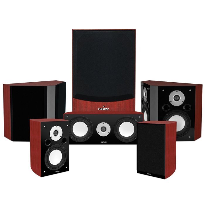 Fluance 5.1 XL surround Sound Speaker System with XLBP Bipolar Surrounds, XL7S Bookshelf Speakers, XL7C Center...