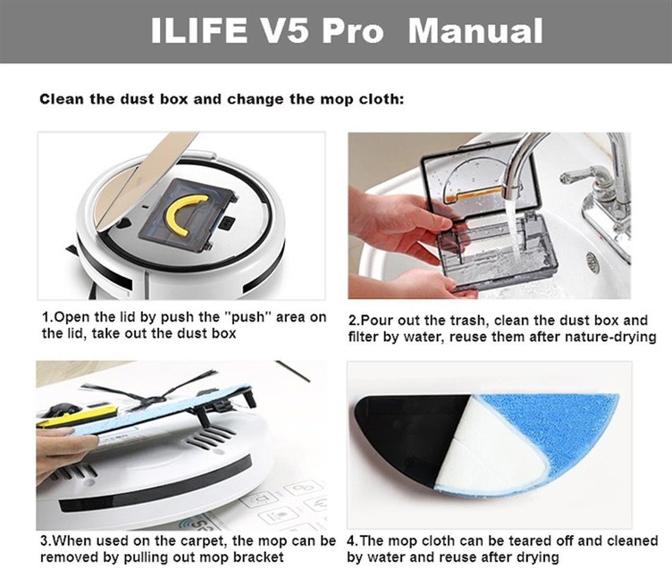 ILIFE V5 Pro Intelligent Robotic Vacuum Cleaner - ROSE GOLD N4