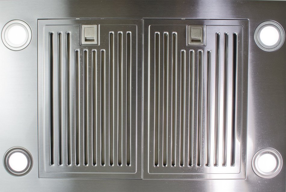 AKDY 36" European Style Az668is2B-90 Stainless Steel Island Mount Range Hood Touch Control Baffle Filter N5