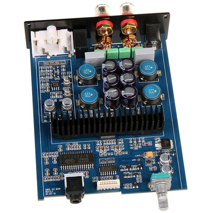 HONGYU SMSL SA-98E 2 160W TDA7498E amplifier stereo digital amplifier + power adapter , TOP HIFI Audio Power Amplifier... N13