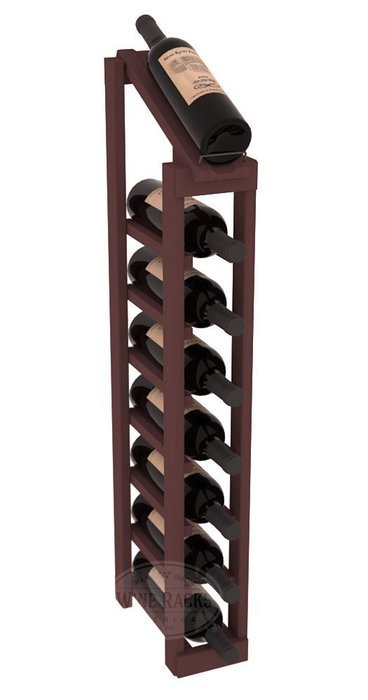Wine Racks America Ponderosa Pine 1 Column 8 Row Display Top Kit. 13 Stains to Choose From! N6