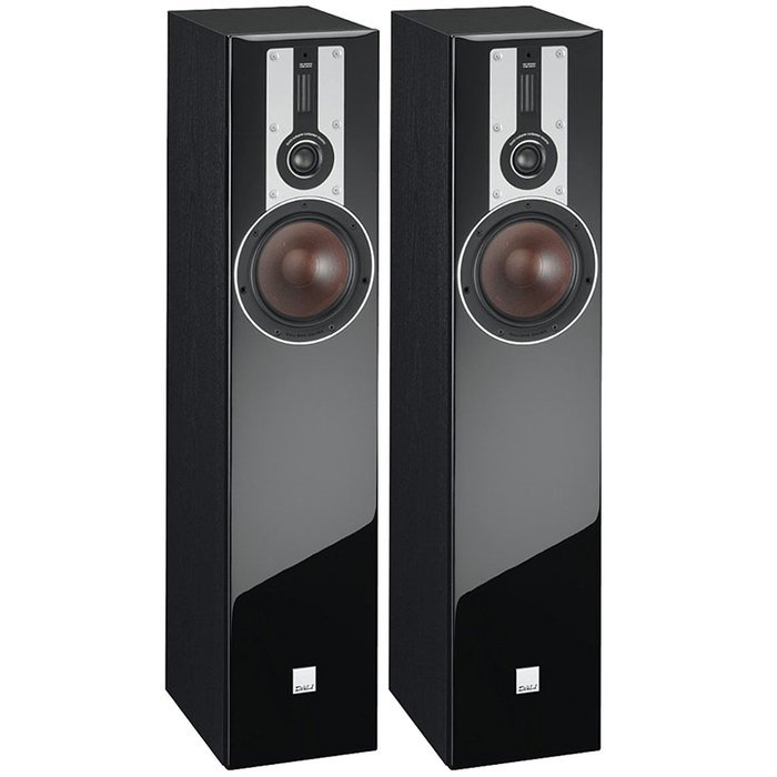 Dali Opticon 5 2.5-Way Compact Floorstanding Speakers (Pair, Black Ash)