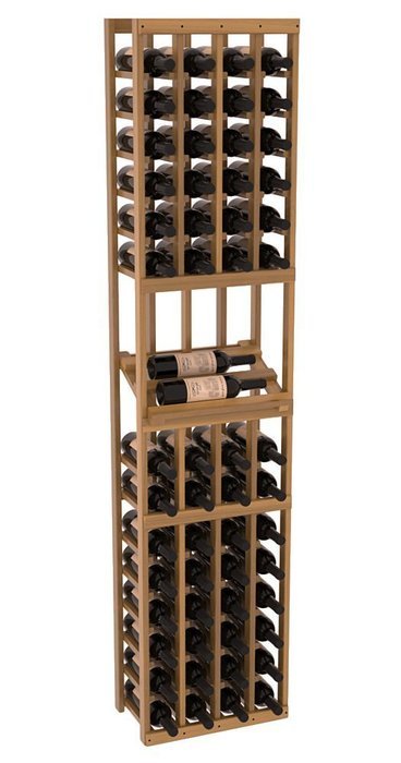 Wine Racks America Redwood 4 Column Side Display Kit. 13 Stains to Choose From! N14