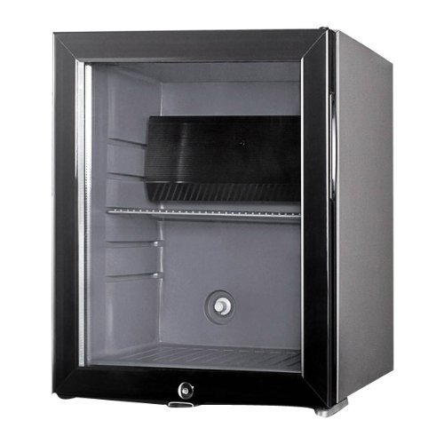 Summit MB25LGL 16" 30 Liter Capacity Thin-Line Design Minibar Front Lock Adjustable Metal Shelf Automatic Defrost... N2