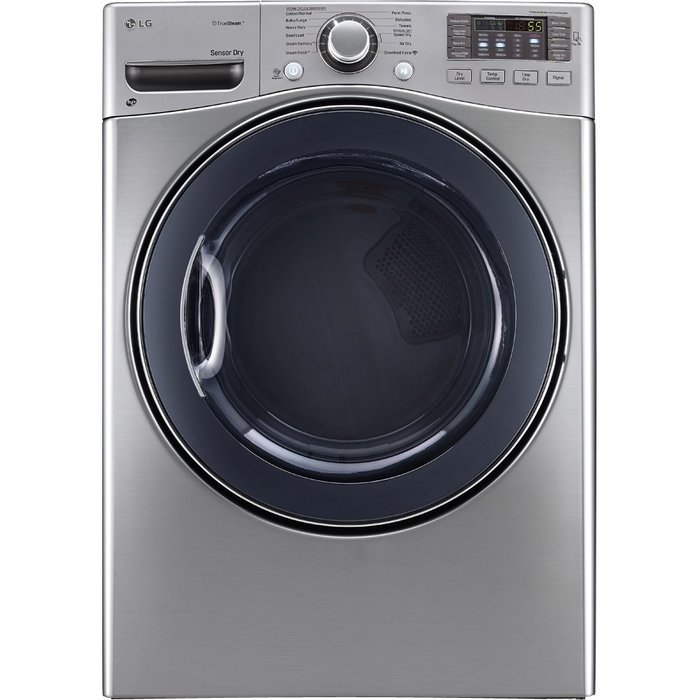 LG DLGX3571V 27-Inch Front-Load Gas Dryer with 7.4 Cubic Feet Capacity, Graphite Steel