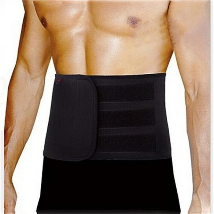 GU Angqi Unisex Adjustable Breathe SportFitness Weight Lifting Waist Belt Support Band N3