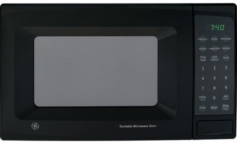 Ge JE740DRBB Microwave Oven 0.7 cu. ft. Compact Countertop Black