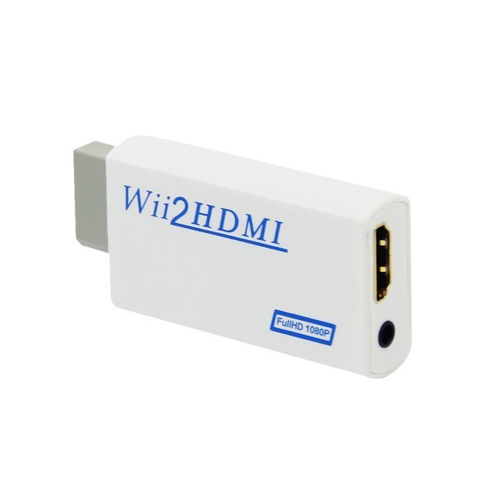 COOLEAD New Wii To HDMI Upscaling Converter Adapter with 3.5mm Audio Output N8