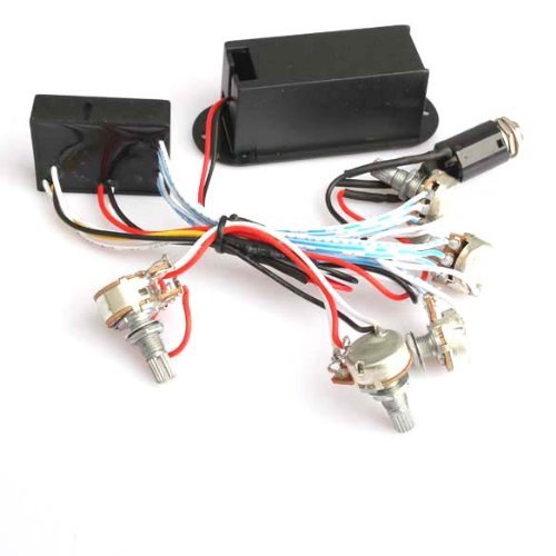 Vktech 3 Band EQ Preamp Circuit For Bass Pickup Active