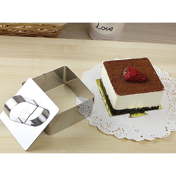 Blacklip Kitchen Pastry Tools Stainless Steel Mousse Cake Ring Mold N6
