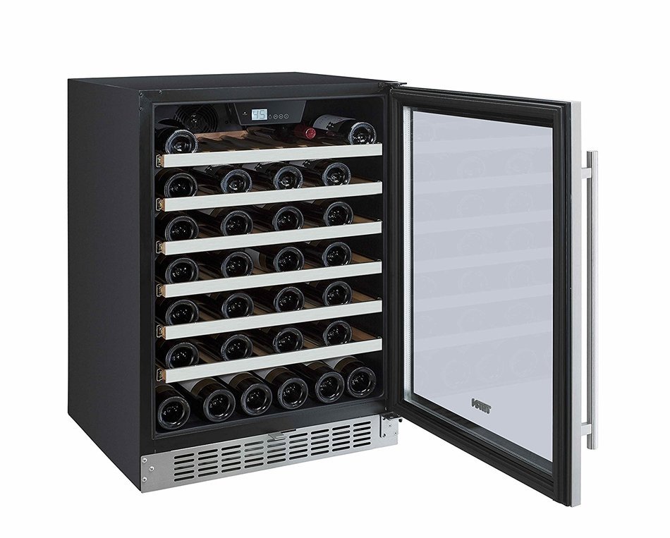 50 Bottle Single Zone Built-In Wine Refrigerator N2