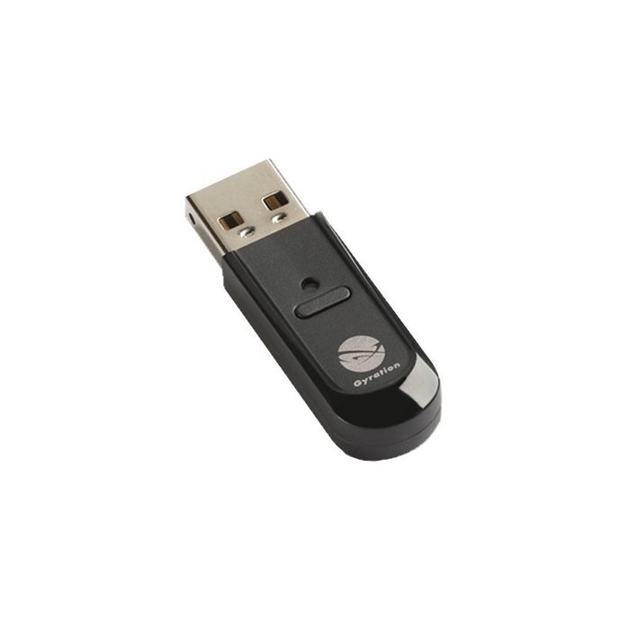 Gyration Replacement USB Dongle Receiver f/Air Mouse Elite/Air Mouse GO Plus - 100' Range