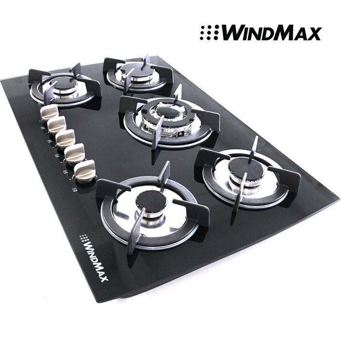 Brand New 30" Tempered Glass Built-in Kitchen 5 Burner Oven Gas Cooktops N4