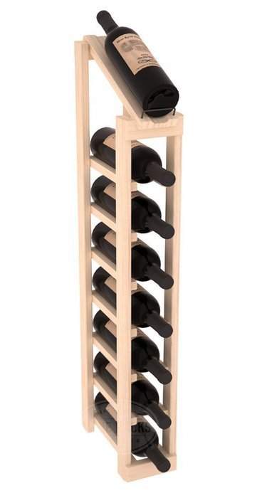 Wine Racks America Ponderosa Pine 1 Column 8 Row Display Top Kit. 13 Stains to Choose From! N12
