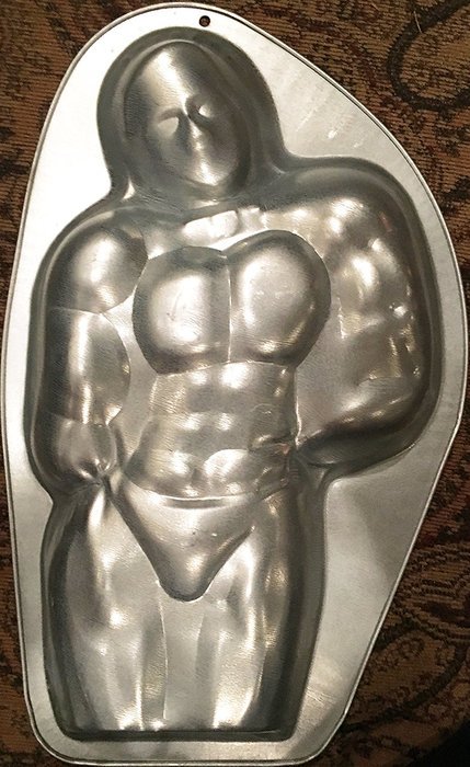 Muscle Man Cake Pan