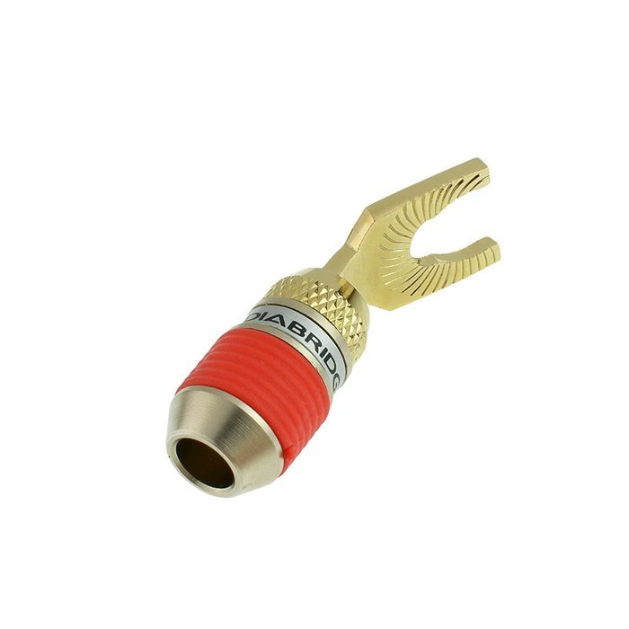 Mediabridge ULTRA Series Fast-Lock 45&deg; Spade Plugs - 2 Pair Per Package - (Part# SPC-ST2-2 ) N6