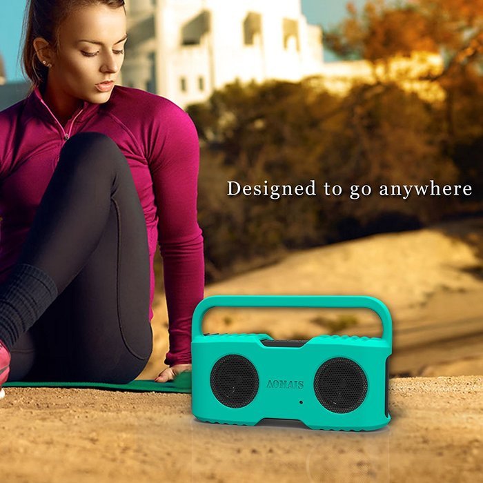 AOMAIS Sport II Portable Wireless Bluetooth Speakers 4.0 with Waterproof IPX7,20W Bass Sound,Stereo Pairing,Durable... N11