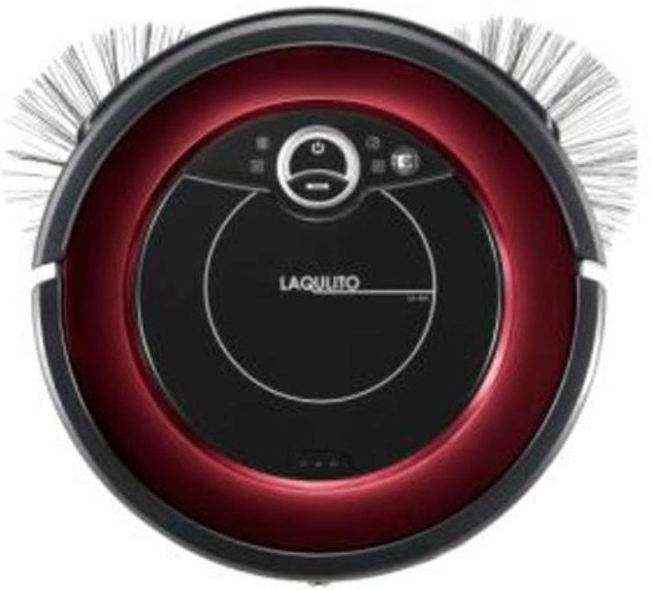 CCP Automatic robot vacuum cleaner high-grade model into [LAQULITO] walls dark red CZ-907-DR N7