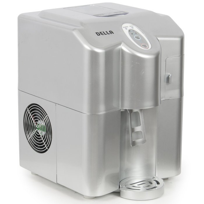 Della Compact Portable CounterTop Ice Maker Dispenser Freestanding Cube