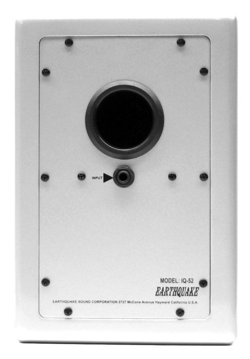 Earthquake Sound IQ52S iPod Docking Speaker System (Silver Piano Gloss, Pair) N4