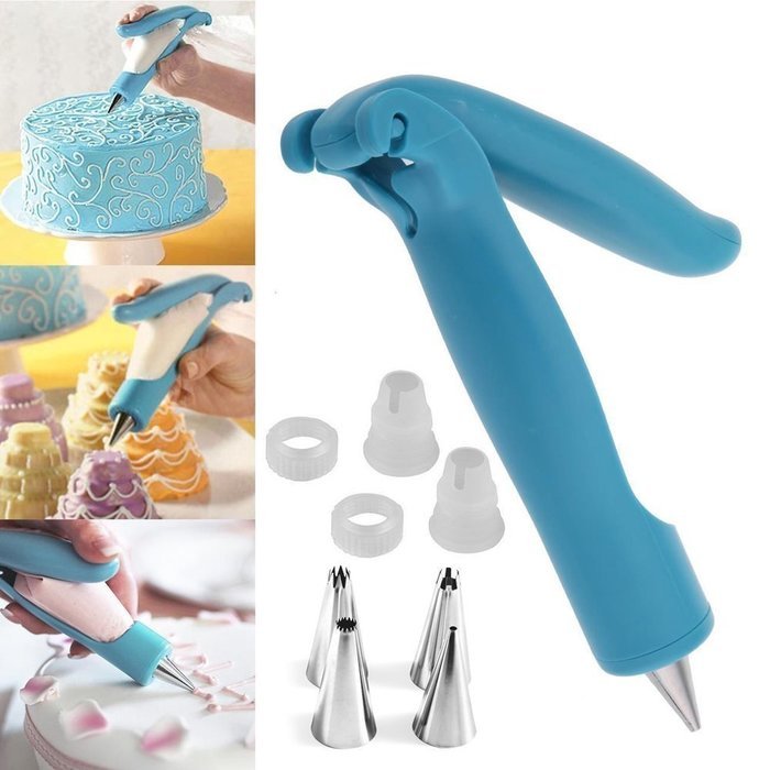 Icing Pen,Laxury Cake Decorating Pen Tool Pastry Craft Decorating Set N5