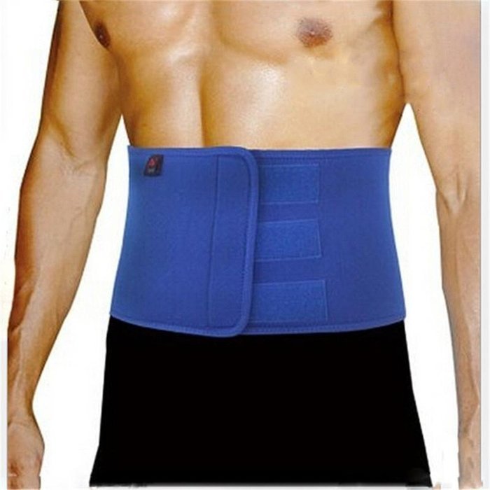 GU Angqi Unisex Adjustable Breathe SportFitness Weight Lifting Waist Belt Support Band N4